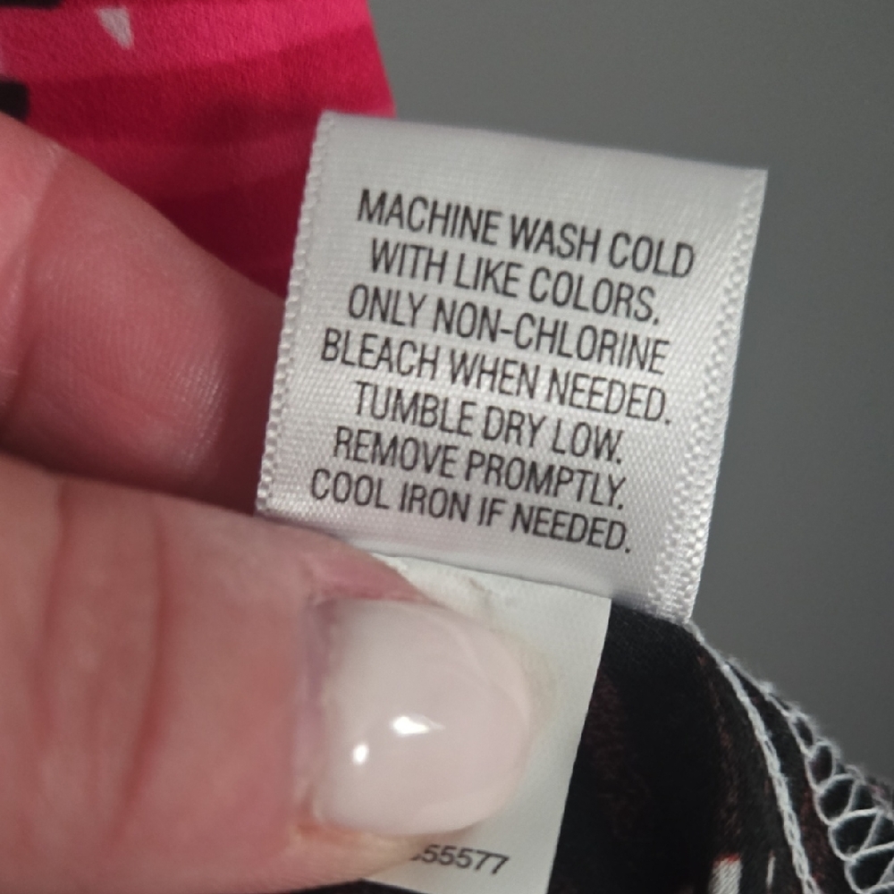 Apt. 9 Pink and Black Patterned Camisole - Picture 4 of 4